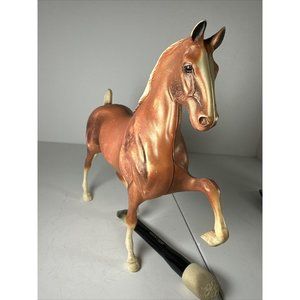 Hardline Sorrel Saddlebred Rustic Brown Peach Color Prancing